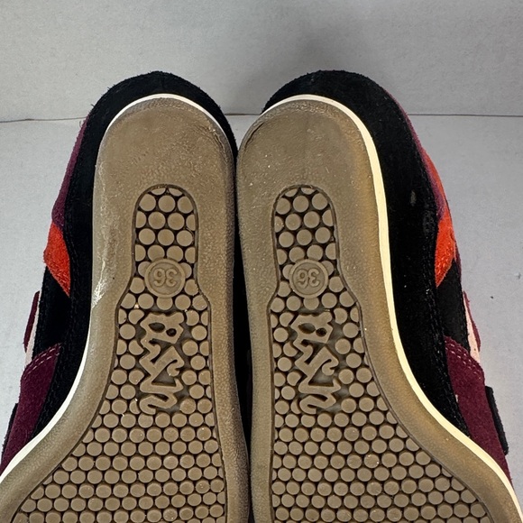 Rare Ash Ltd Alex Multi-Wedge Suede Velcro Shoes Sneakers, sz 36, Womens 5.5-6 - Picture 11 of 14